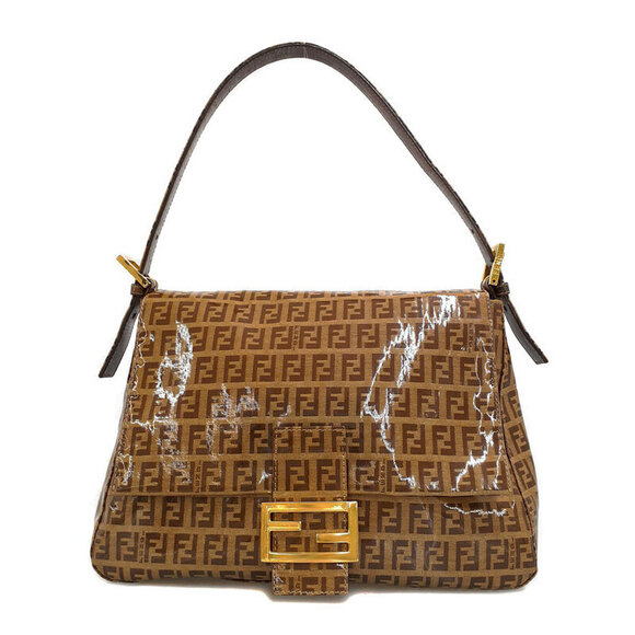 Fendi Handbags - FENDI Zucchino Mamma Bucket Shoulder Bag